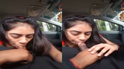 Coimbatore College Girl Hot Sex On Car Blowjob HD