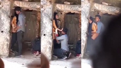 Horny Couple Outdoor Pussy Fucking HD